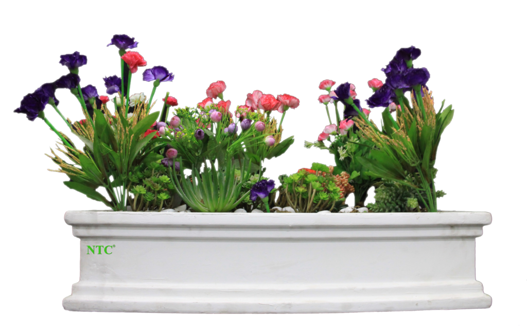 Flat Square Shape Planter