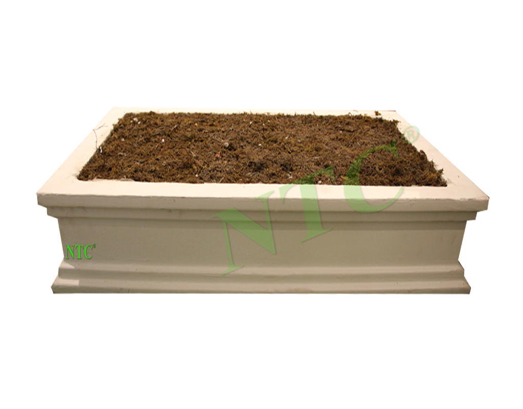 Flat Square Shape Planter