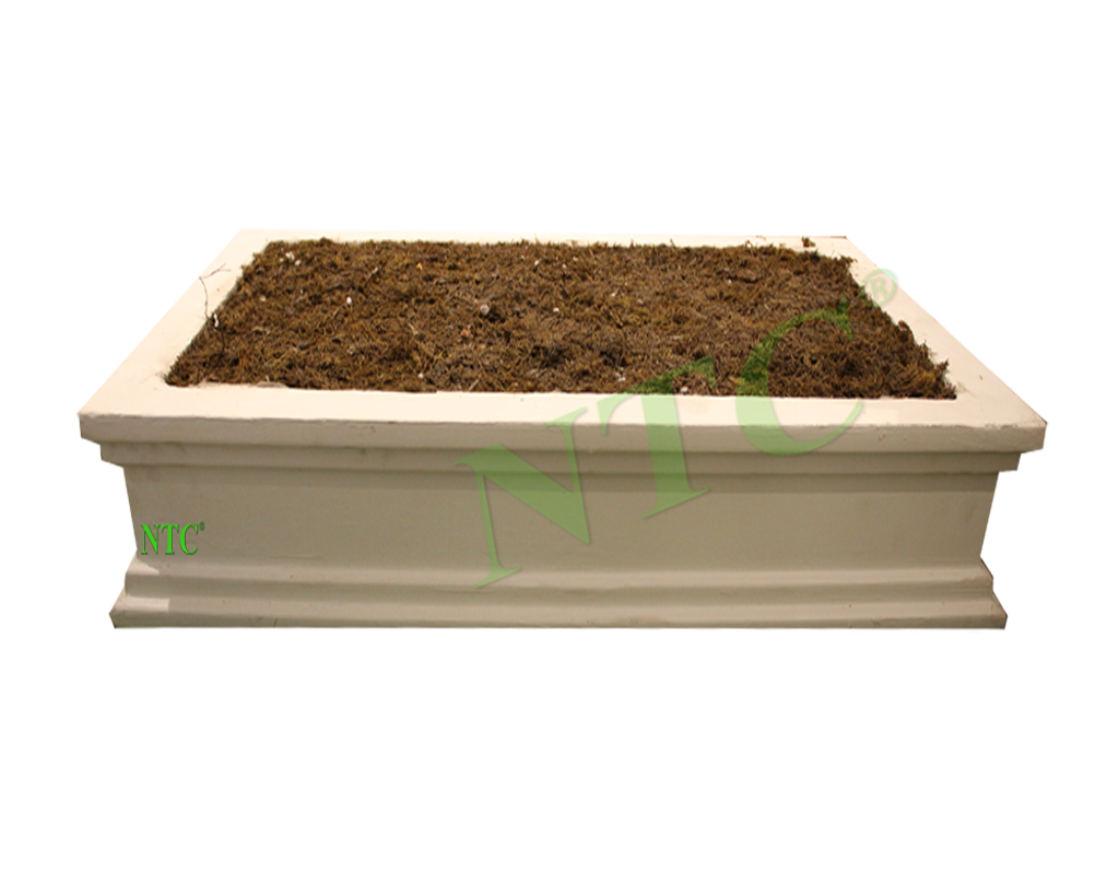 Flat Square Shape Planter