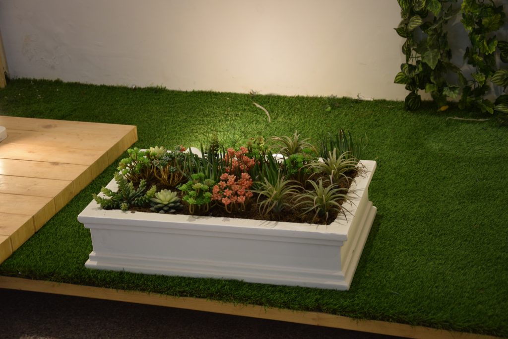 Flat Square Shape Planter